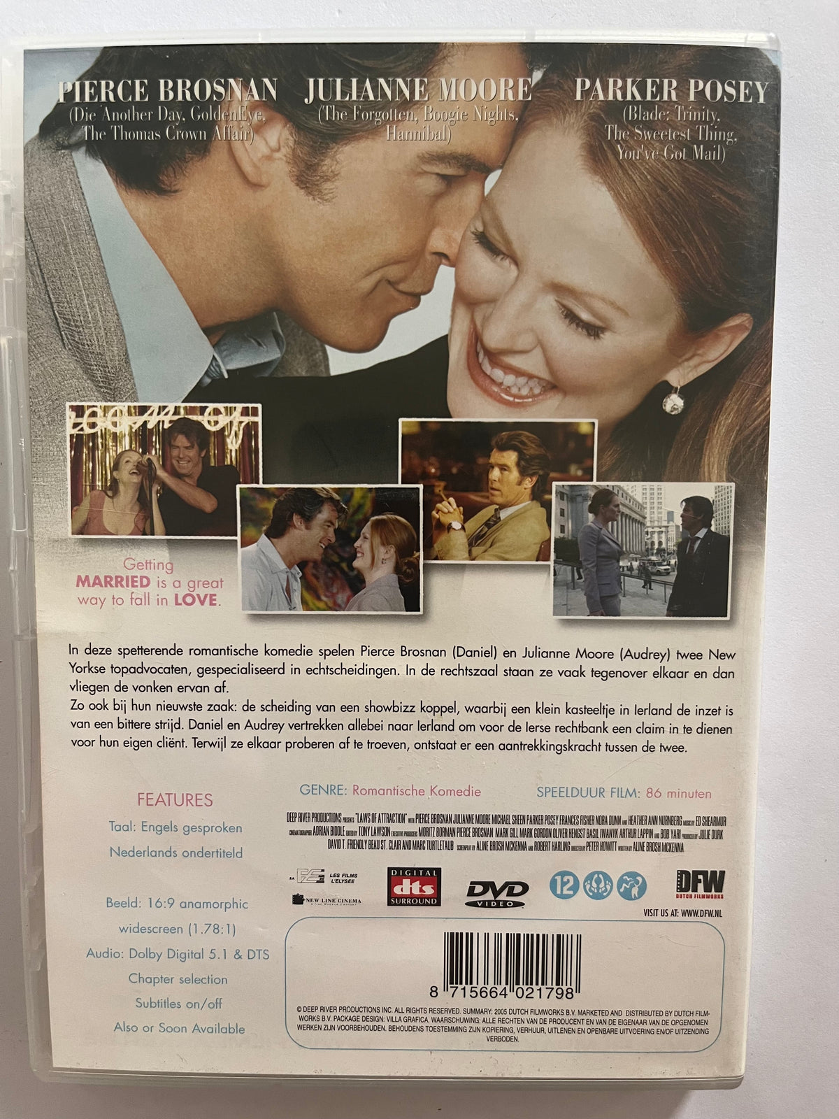 Laws of Attraction – DVD (2004) | Pierce Brosnan & Julianne Moore