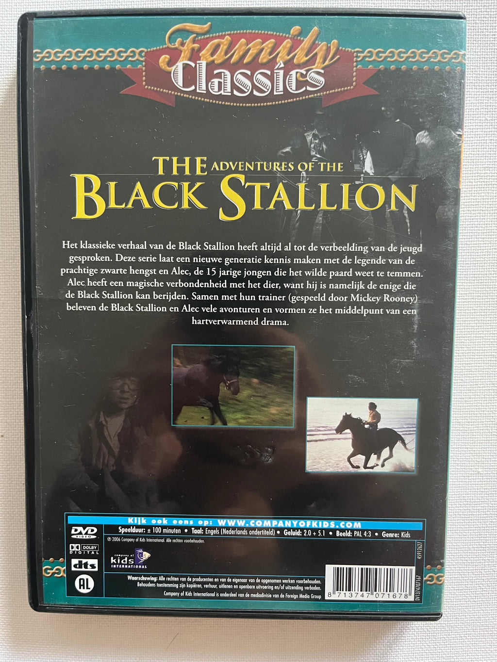 The Adventures of the Black Stallion – DVD | Mickey Rooney