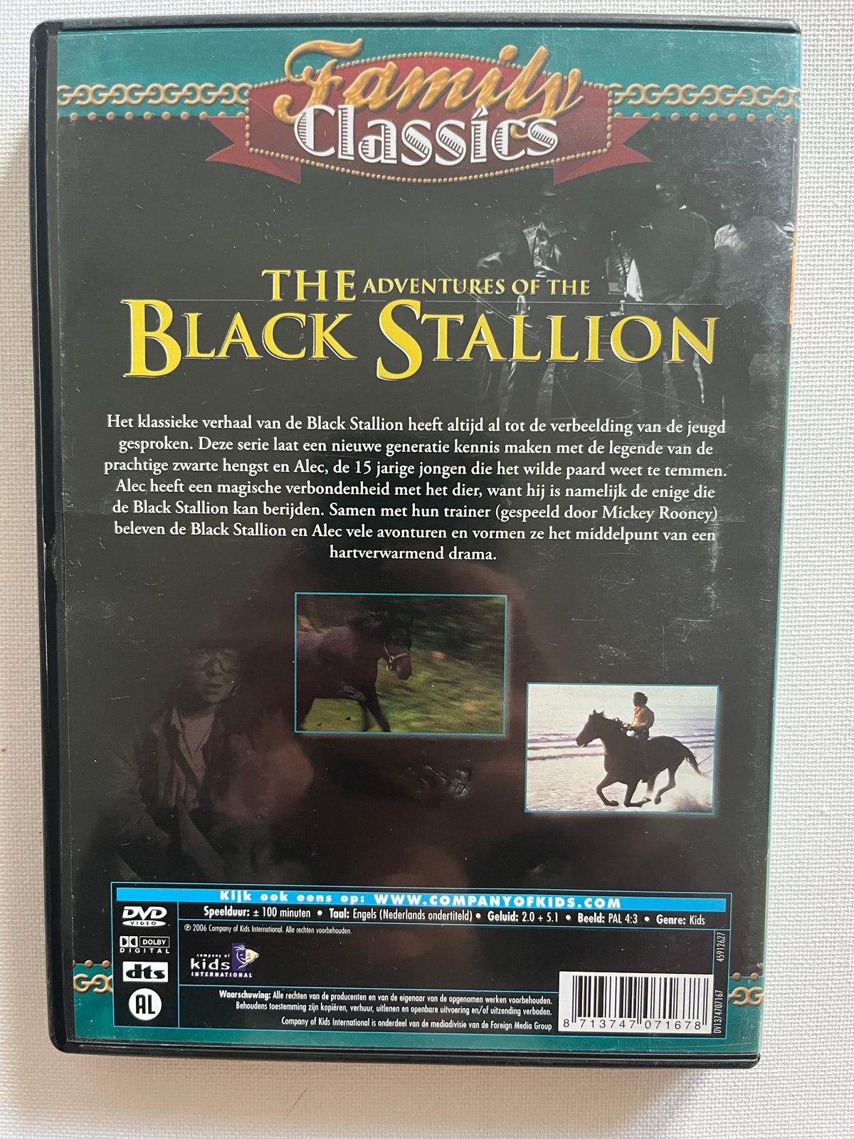 The Adventures of the Black Stallion – DVD | Mickey Rooney