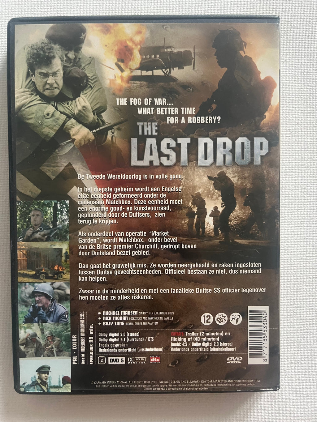 The Last Drop – DVD (2006) | Billy Zane & Michael Madsen