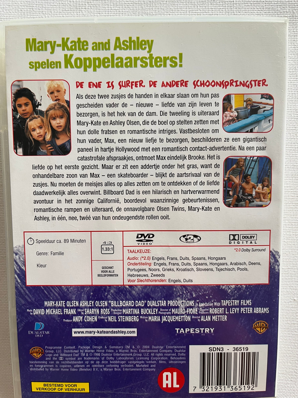 Billboard Dad – DVD (1998) | Mary-Kate & Ashley Olsen