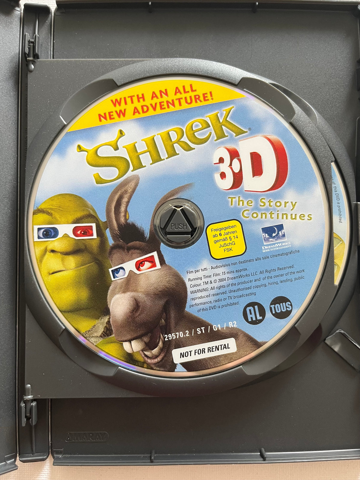 Shrek – 2-Disc 3D Edition DVD (2001) | Includes 3D Glasses