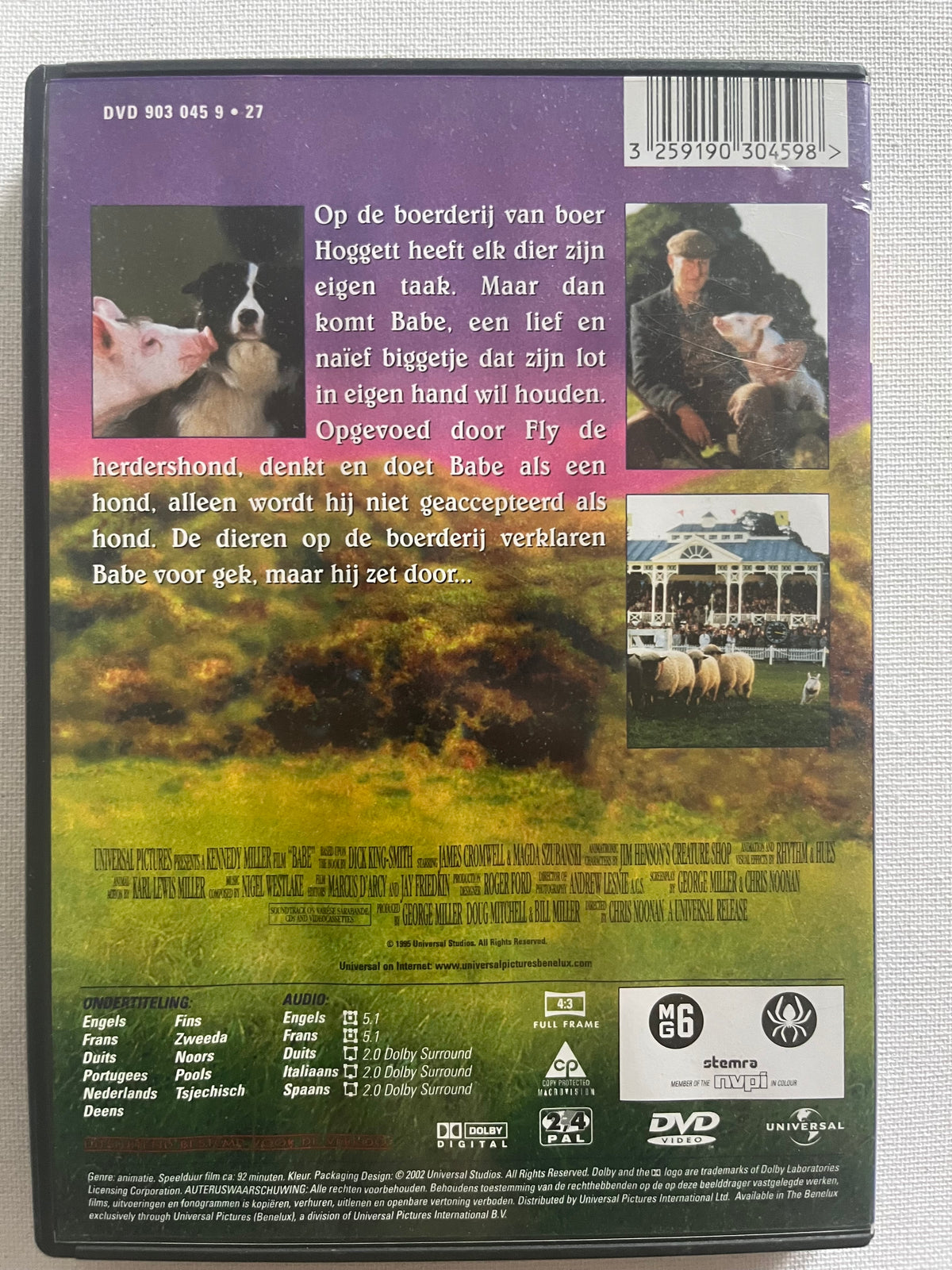 Babe – DVD (1995) | James Cromwell & Magda Szubanski