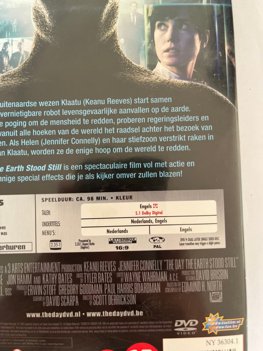 The Day the Earth Stood Still – DVD (2008) | Keanu Reeves & Jennifer Connelly