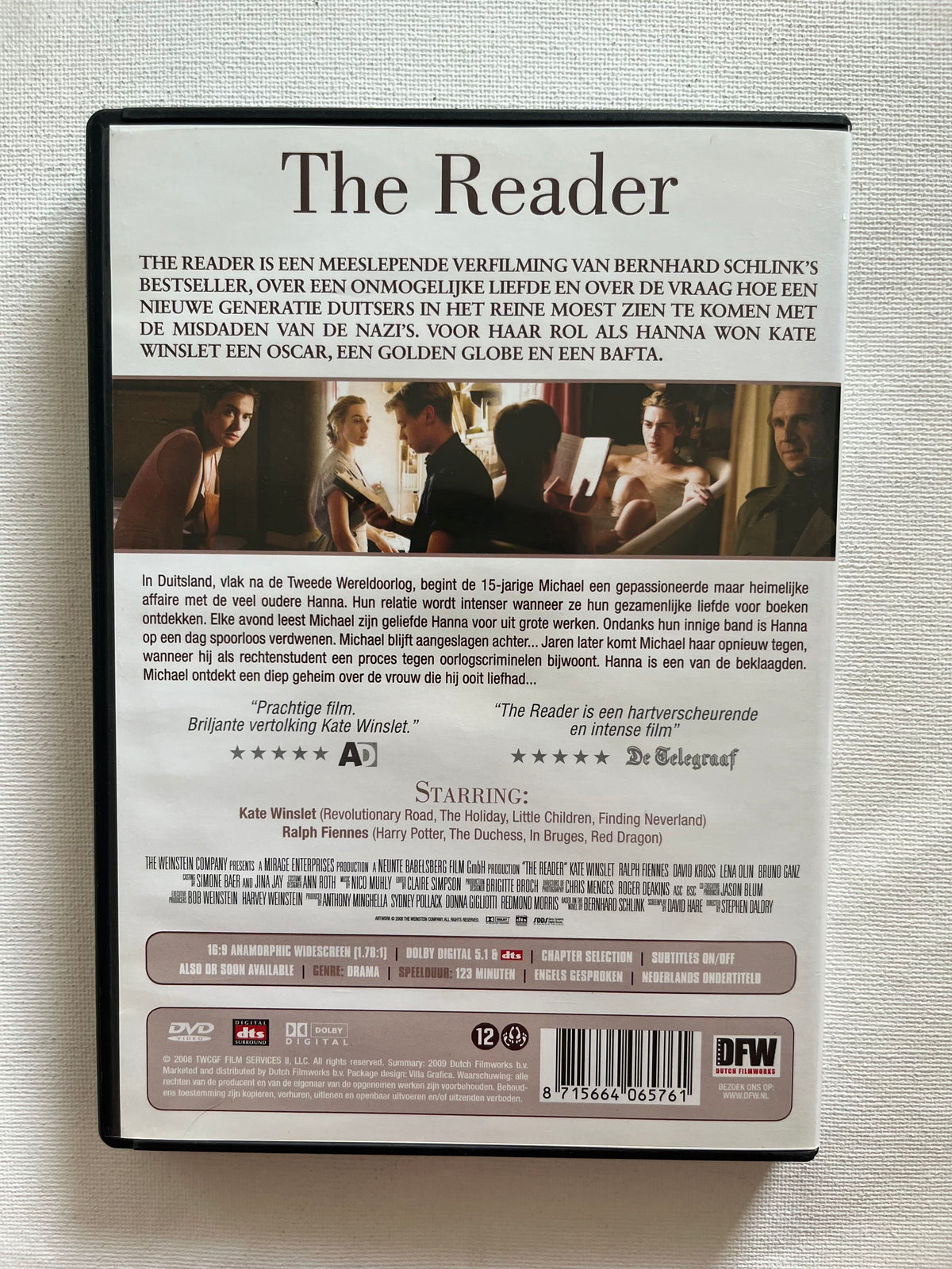 The Reader – DVD (2008) | Kate Winslet & Ralph Fiennes