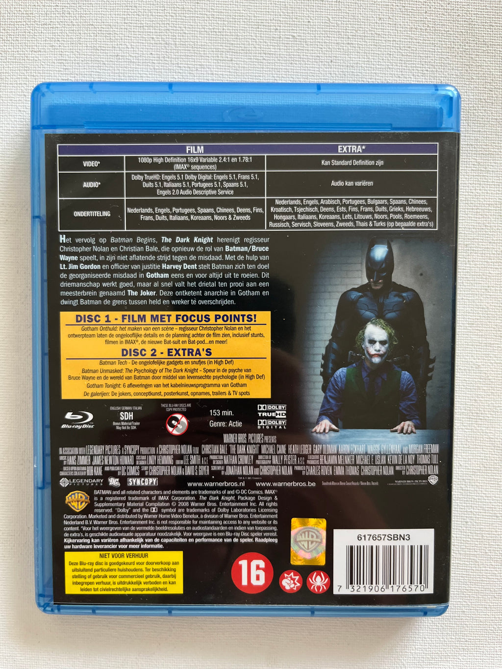 The Dark Knight – 2-Disc Special Edition Blu-ray (2008) | Christian Bale & Heath Ledger