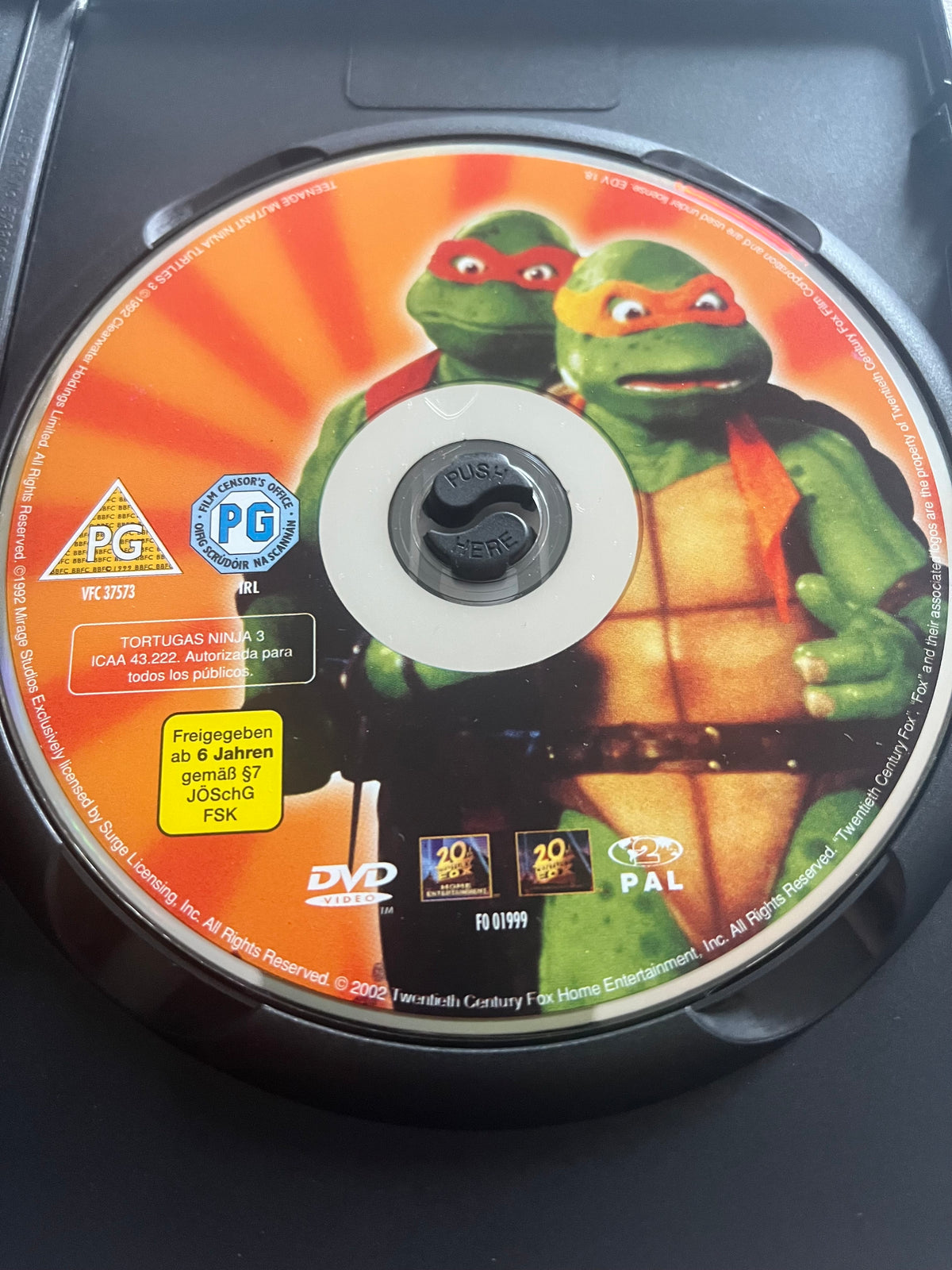 Teenage Mutant Ninja Turtles III – DVD (1993) | Elias Koteas & The Turtles