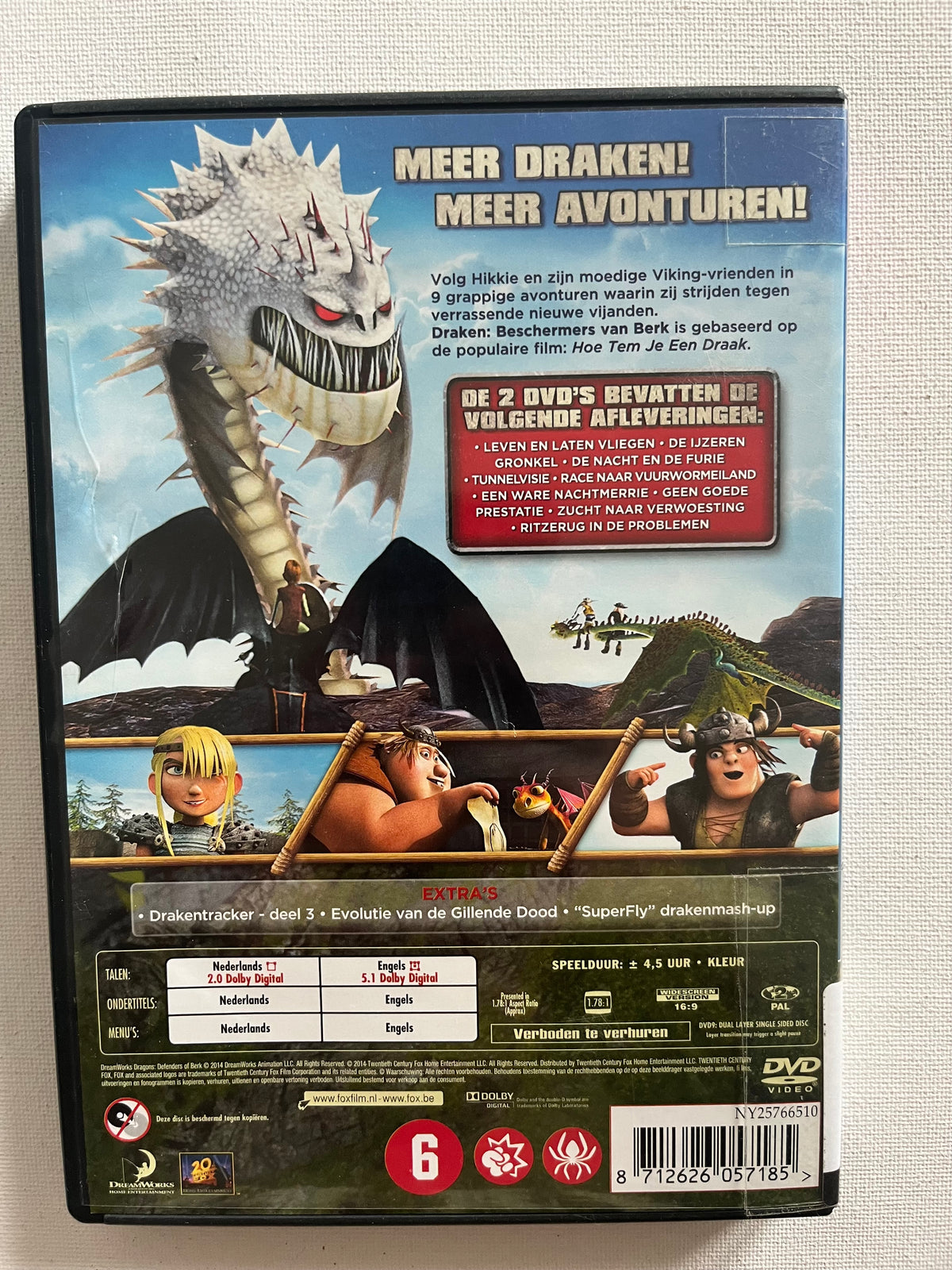 DreamWorks Dragons: Defenders of Berk – Screaming Death – 2-Disc DVD | 4.5 Hours