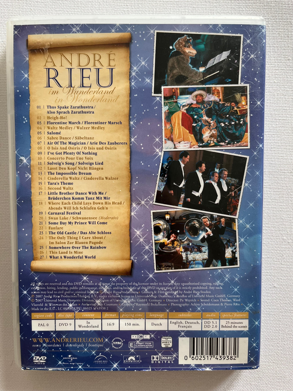 André Rieu – In Wonderland – DVD (2007) | Live Concert