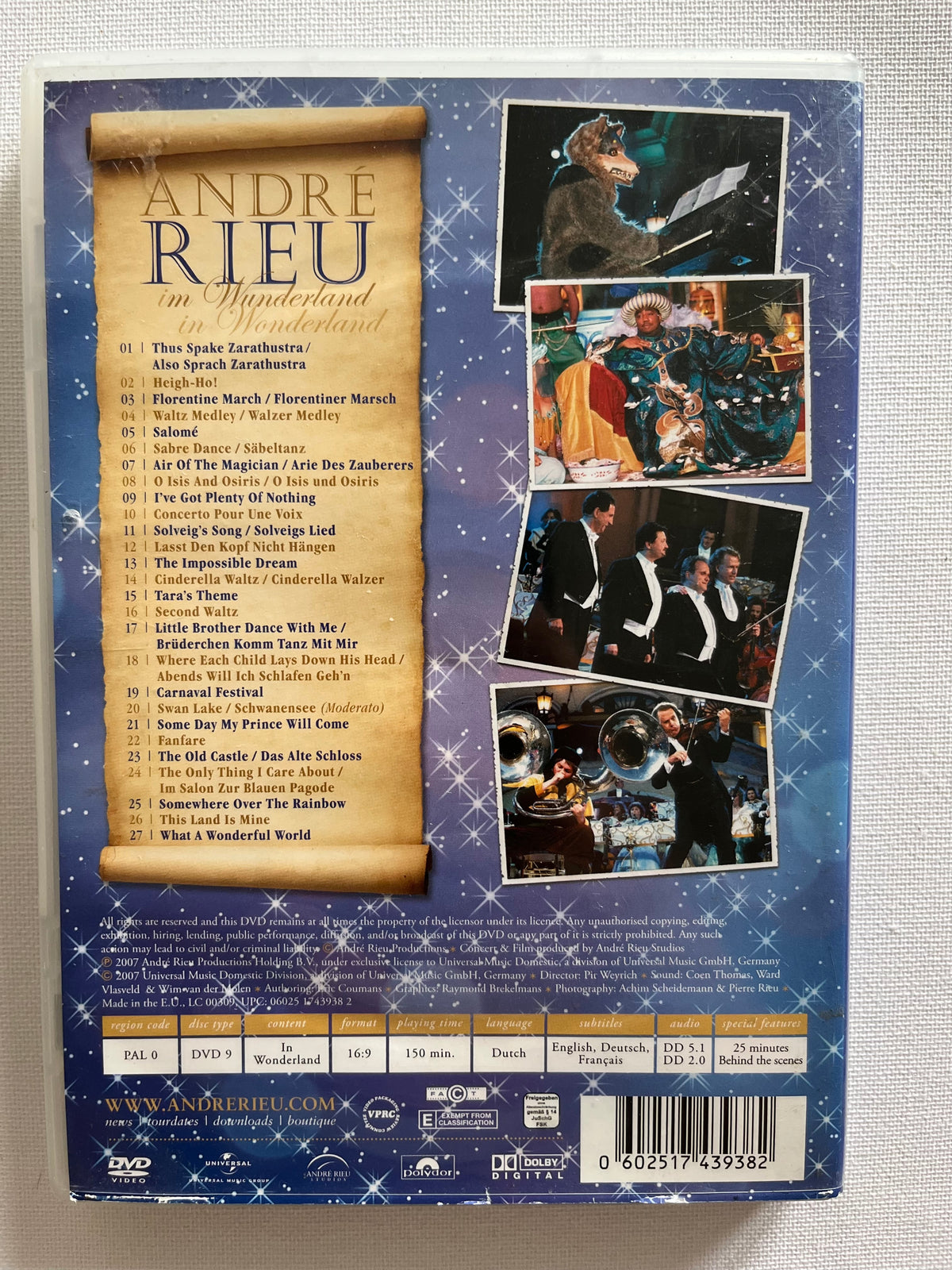 André Rieu – In Wonderland – DVD (2007) | Live Concert