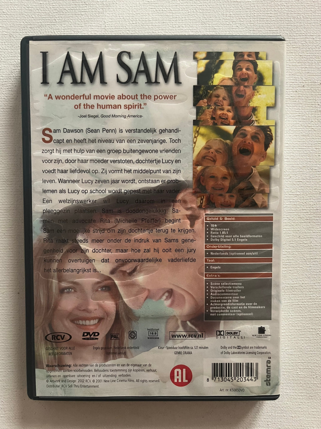 I Am Sam – DVD (2001) | Sean Penn & Michelle Pfeiffer