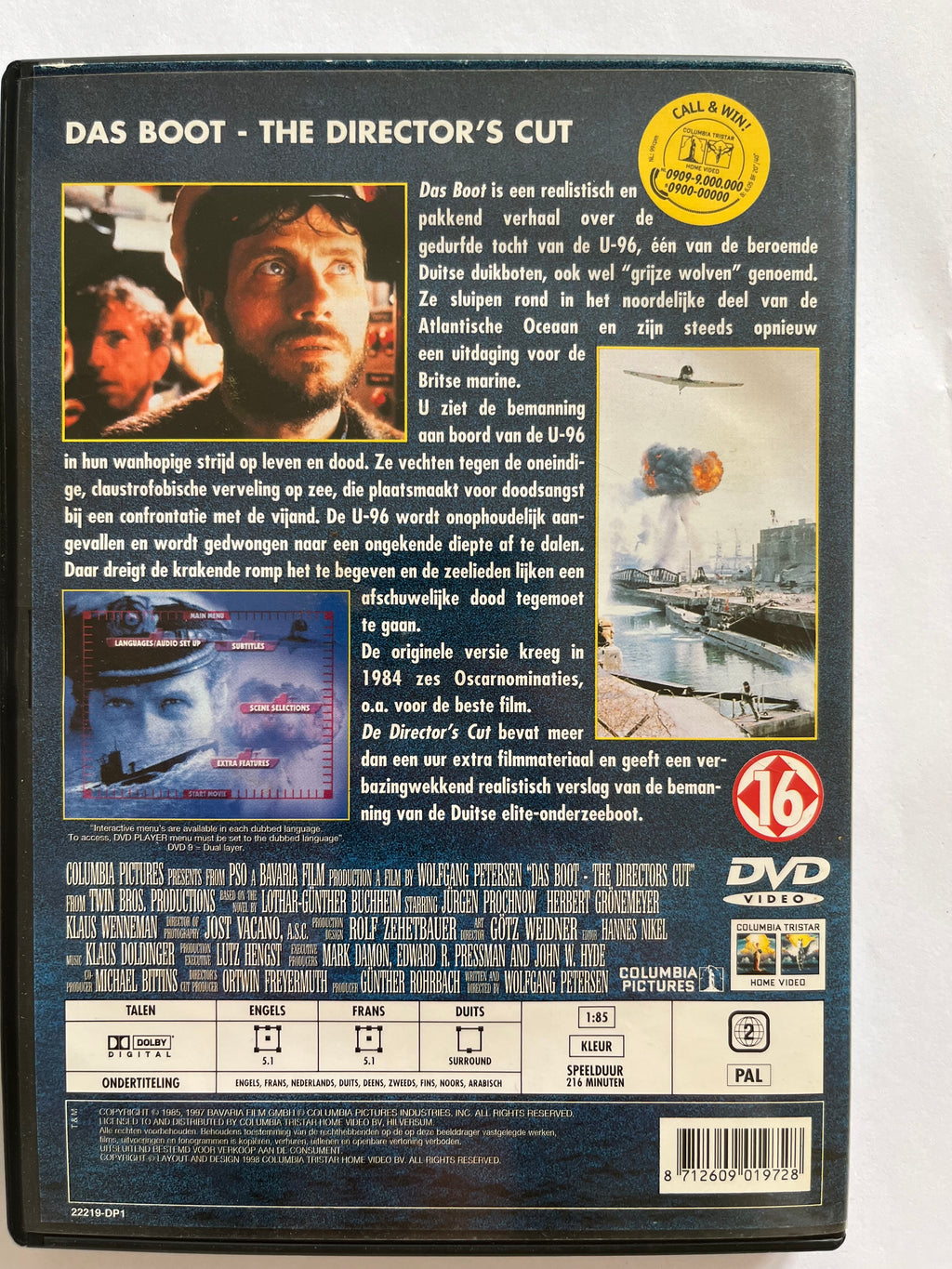 Das Boot – DVD (1981) | Jürgen Prochnow & Herbert Grönemeyer