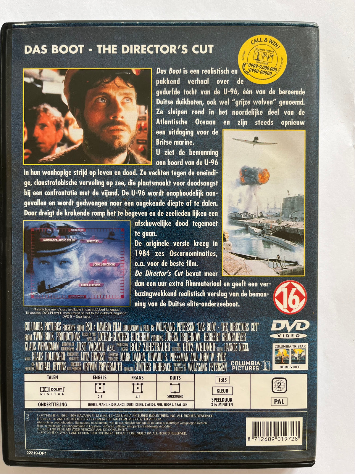 Das Boot – DVD (1981) | Jürgen Prochnow & Herbert Grönemeyer