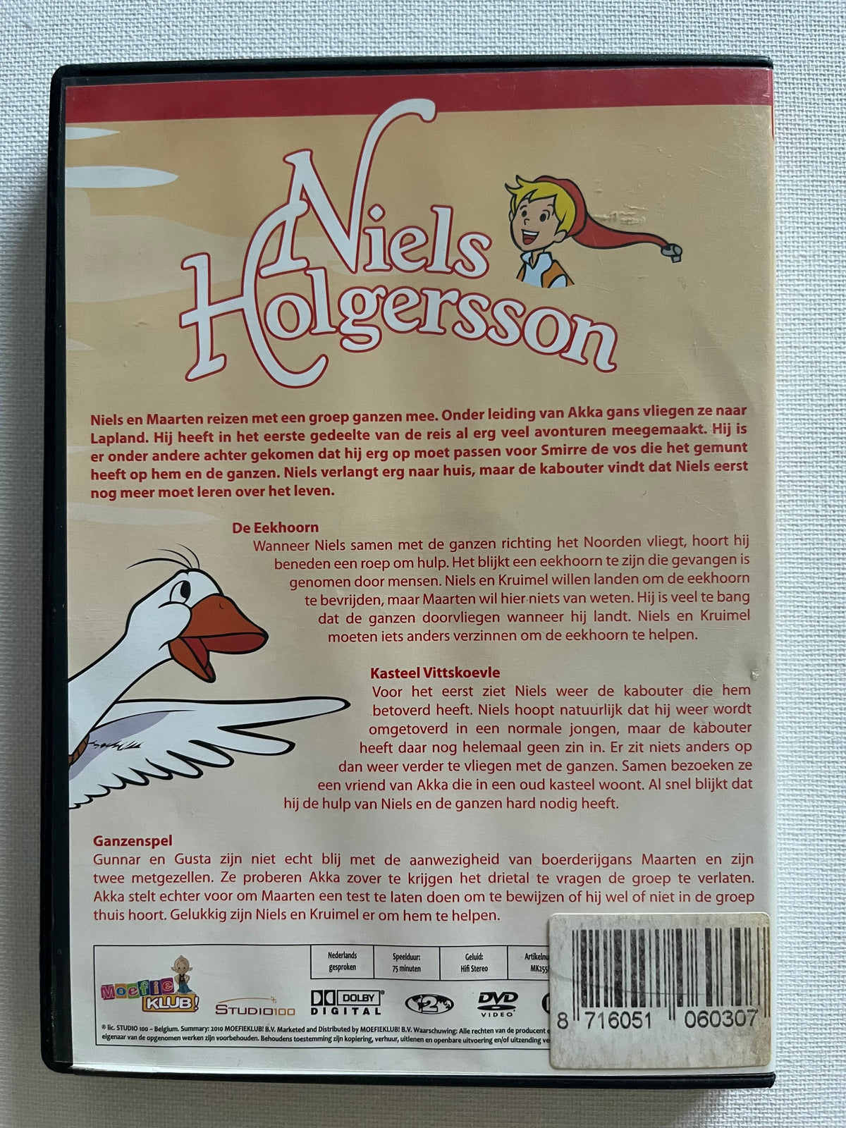 The Wonderful Adventures of Nils Holgersson – 3 Episodes – DVD | Dutch Version