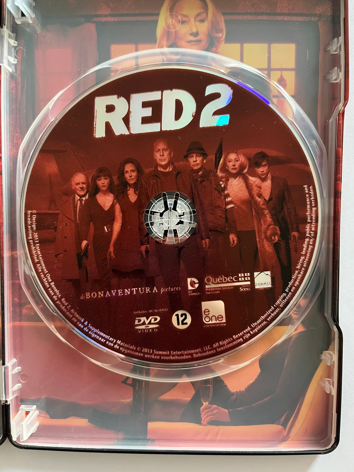 RED 2 – Metal Case DVD (2013) | Bruce Willis, John Malkovich & Helen Mirren