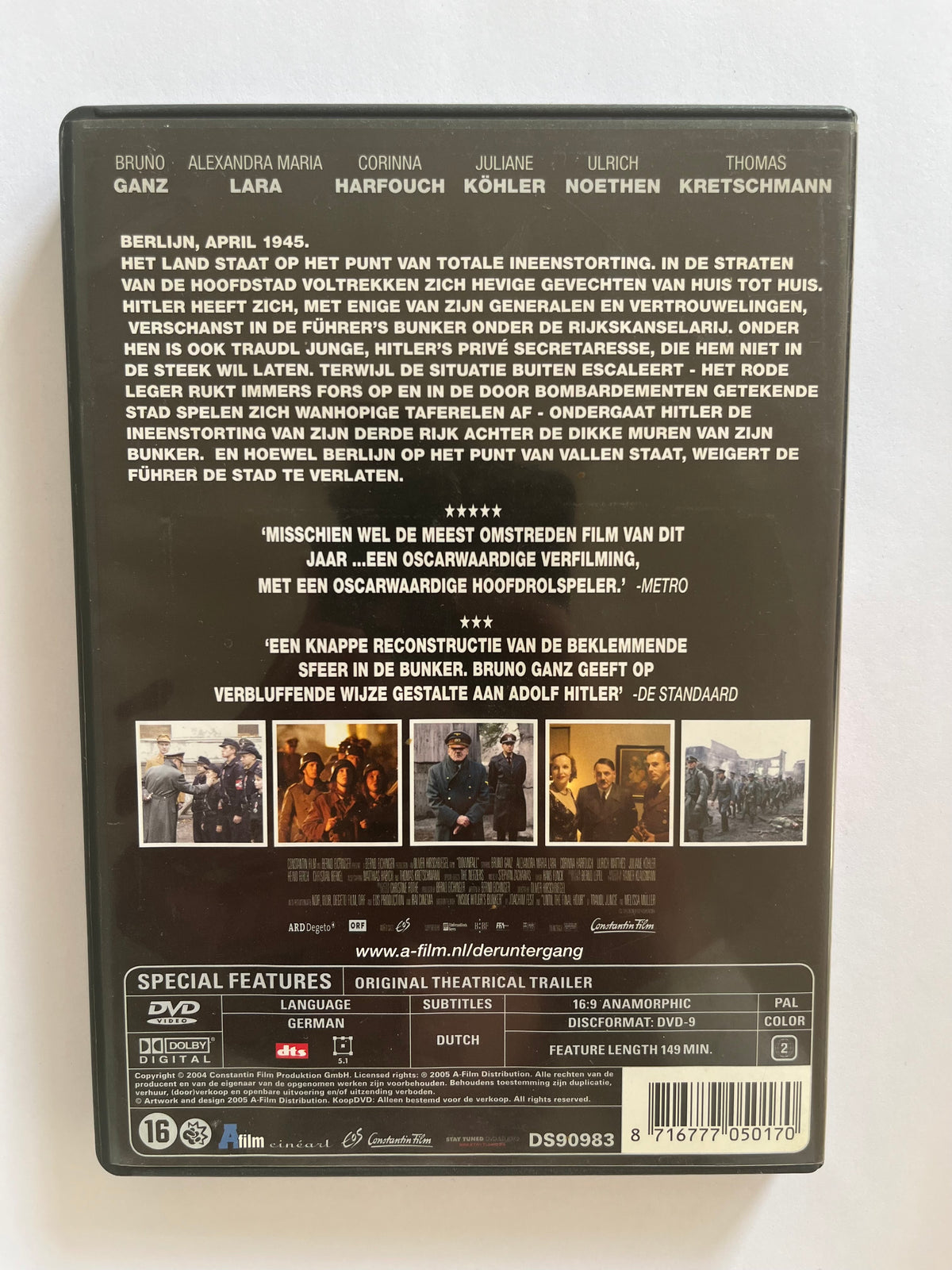 Downfall (Der Untergang) – DVD (2004) | Bruno Ganz