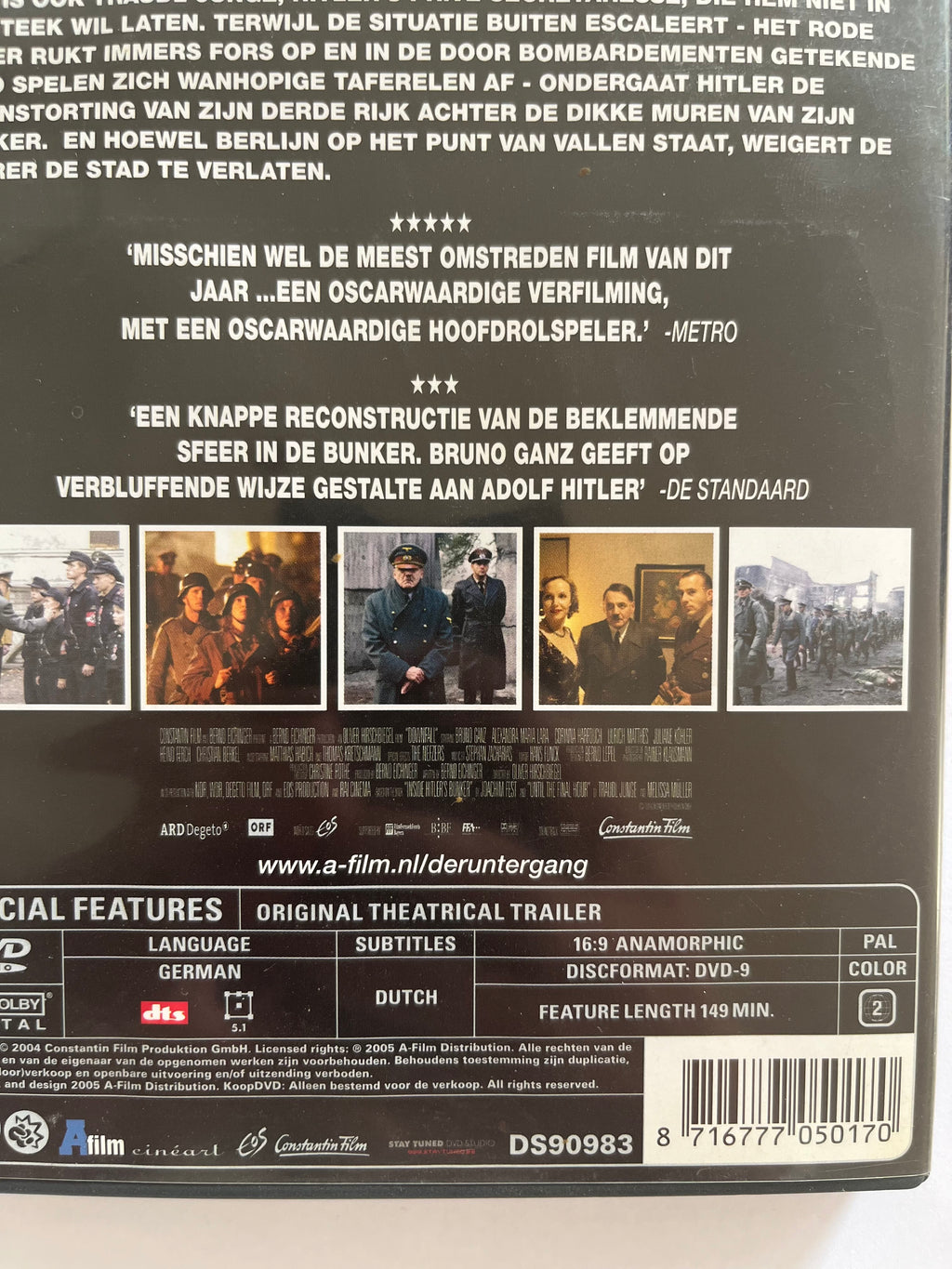 Downfall (Der Untergang) – DVD (2004) | Bruno Ganz