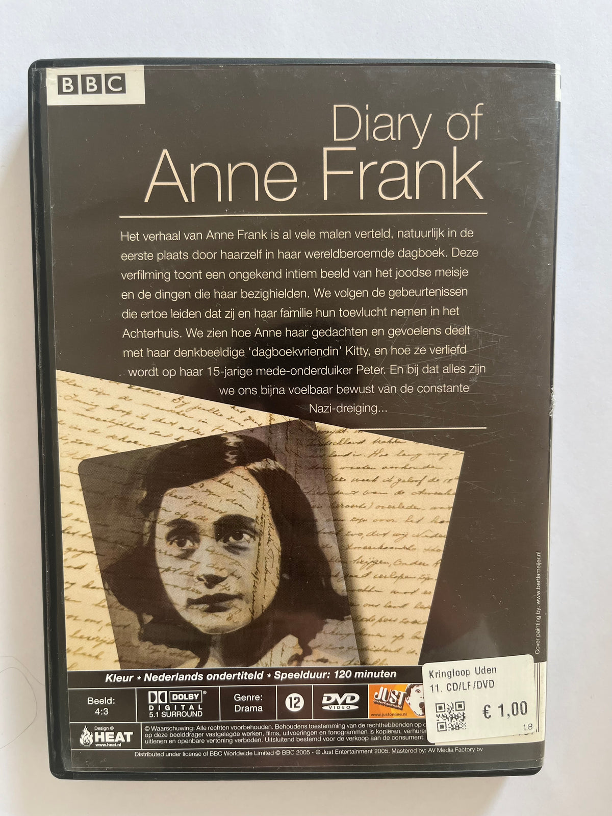 The Diary of Anne Frank – BBC Series – DVD (2009)